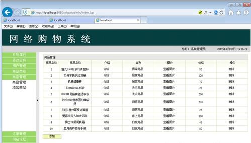 基于jsp的購物商城 sqlserver版 jsp mysql網上購物系統ssh